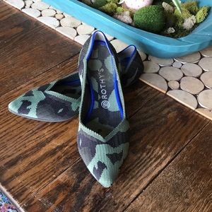 Rothy’s Point Toe Camouflage Size 11 US
